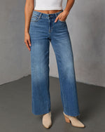 Connie Super Stretch High Rise Frayed Hem Jeans