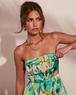Tiki Breeze Abstract Print Mini Dress