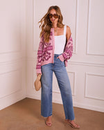 Polished Ease Knit Paisley Cardigan