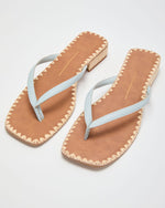 Ice Blue % Barty Embroidery Heeled Sandals-2