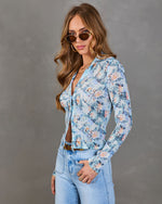 Wildflower Trail Floral Button Down Top