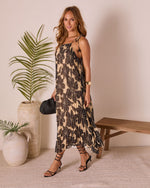 Saltwater Radiance Printed Maxi Dress