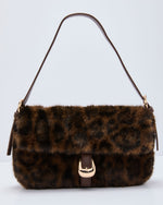 Janine Faux Fur Shoulder Bag