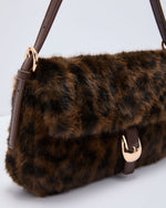 Janine Faux Fur Shoulder Bag