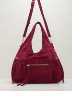 Destiny Faux Suede Shoulder Bag