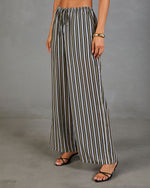 Harbor Notes Striped Drawstring Pants