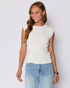 Off-White % Cory Twist Front Tee-1