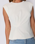 Off-White % Cory Twist Front Tee-6