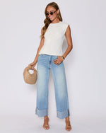 Off-White % Cory Twist Front Tee-2