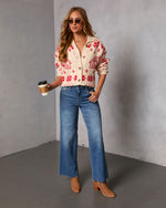 Snowfall Cottage Novelty Fair Isle Cardigan