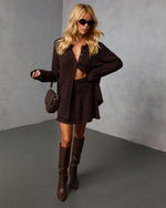 Nutmeg Nap Long Sleeve Cardigan Sweater