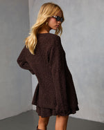 Nutmeg Nap Long Sleeve Cardigan Sweater
