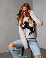Dream Play Unicorn Graphic Sweater
