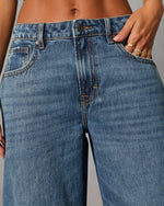 Brambelle Rigid High Rise Barrel Jeans