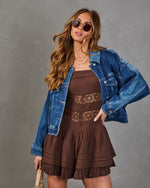 Blue Skies Two Tone Denim Jacket