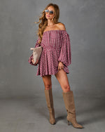 Karrington Gingham Mini Dress