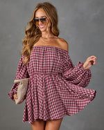 Karrington Gingham Mini Dress