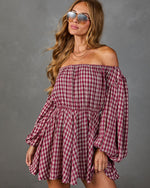 Karrington Gingham Mini Dress