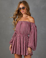 Karrington Gingham Mini Dress