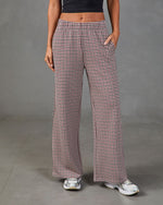 Gentle Pace Houndstooth Scuba Pants