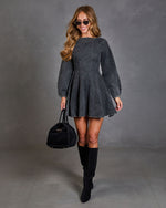 Morning Stroll Denim Mini Dress