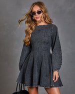 Morning Stroll Denim Mini Dress