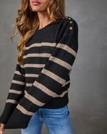 Aster Striped Knit Sweater