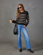 Aster Striped Knit Sweater