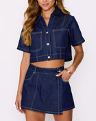 Rowan Denim Top