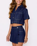Rowan Denim Top