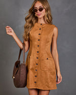 Montford Faux Suede Mini Dress