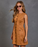 Montford Faux Suede Mini Dress