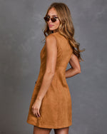 Montford Faux Suede Mini Dress