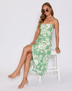 Abigail Floral Tiered Midi Dress