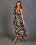 Turning Leaves Floral Maxi Dress