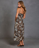 Turning Leaves Floral Maxi Dress