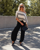 Late Afternoon Crepe Balloon Pants