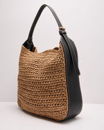 Marina Drift Slouchy Woven Straw Tote Bag