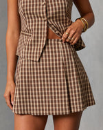 Rosalinde Plaid Mini Skirt