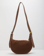 Plush Essence Sherpa Crossbody Bag