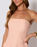 Morgan Tweed Strapless Mini Dress