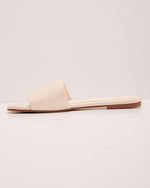 Santorini Sun Faux Leather Tonal Design Sandals