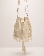 Viral Daydream Fringe Bucket Crossbody Bag