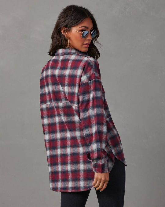 Plaid Perfection Button Up Top