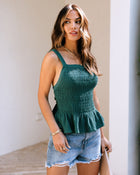 Pine % Bennet Smocked Peplum Top-1