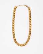 Gold % Knox Curb Chain Necklace-2