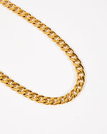 Gold % Knox Curb Chain Necklace-4