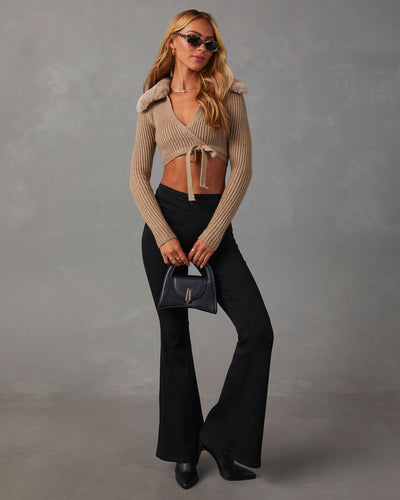 ジャケット・アウター coor Curly Fake Fur Crop Jumper (Brown) coor Curly Fake Fur Crop Jumper (Brown) - メルカリ