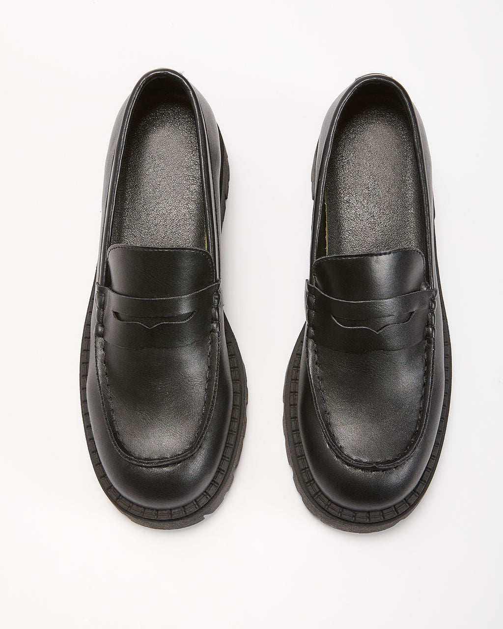 Kingsbury Chunky Faux Leather Loafers – VICI