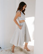 Blue % Coast To Coast Striped Top-5